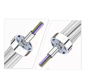 Tipo multi diámetro grande del modo PBT del cable de toma de tierra óptico de OPGW y cable de fribra óptica de la capacidad de la fibra