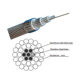 Tipo multi diámetro grande del modo PBT del cable de toma de tierra óptico de OPGW y cable de fribra óptica de la capacidad de la fibra