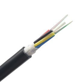 Cable de fribra óptica autosuficiente de ADSS 96 del Todo-dieléctrico aéreo al aire libre de la base