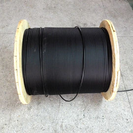 48 cable acorazado trenzado enterrado directo acorazado del tubo flojo del cable de fribra óptica GYTS53 de los corazones