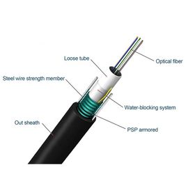 GYXTW 20 núcleo de un solo modo tubo central suelto exterior antena y cable óptico de conducto