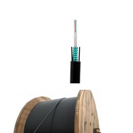 Conducto al aire libre del tubo flojo central del solo modo GYXTW de la base de China 24 y cable de fribra óptica aéreo