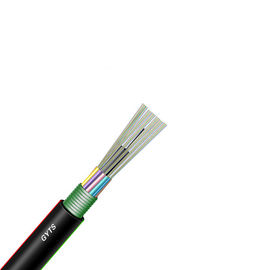 Cable al aire libre trenzado tubo flojo de la antena de GYTS y de alambre de la fibra óptica del solo modo de la base del conducto 72
