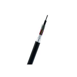 24 48 96 144 cables de fribra óptica largos trenzados base del curso de la vida de GYTS53 GYTA53 GYTA