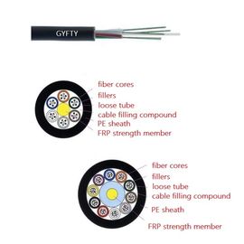 Cable de fribra óptica al aire libre acorazado no-metálico y no- del tubo flojo de la base de GYFTY 10