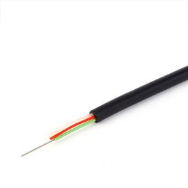 Cable de fribra óptica al aire libre de la chaqueta negra na-metálico floja del tubo de la base de GYFTY 60