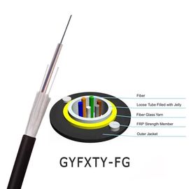 Acorazado no-metálico y no- del tubo GYFXTY 6 de la base del cable flojo central de Ofc