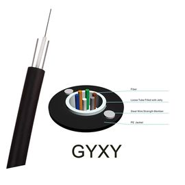 24 cables de fribra óptica de Unitube del solo modo de la base G652D