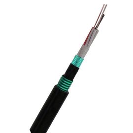 Cable de fribra óptica acorazado del entierro directo anti subterráneo del roedor GYTA53