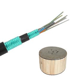 Miembro de fuerza central acorazado del cable de Ethernet de la fibra óptica del hilado de cristal GYFTY-FS RFP