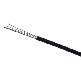 12 cuadro 8 fuerza de solo modo del cable de descenso de la base FTTH del alambre de acero