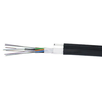 Peso ligero óptico acorazado resistente de Ethernet de la chaqueta del doble del cable de la fibra de la bala
