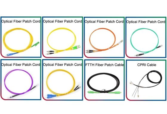 diammeter externo material 3.0M M de la chaqueta del PVC de la longitud de los 10m del cordón de remiendo de la fibra óptica del solo modo del cordón de remiendo del sc del sc