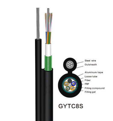 La red acorazada de la ayuda del uno mismo de 36 corazones telegrafía el cable óptico de GYTC8Sfiber para el cable al aire libre
