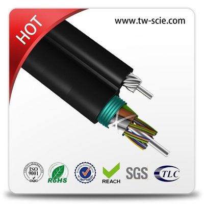 OEM 8 12 24 cuadros aéreos autosuficientes 8 cable de fribra óptica (GYTC8S) de la base FIG8