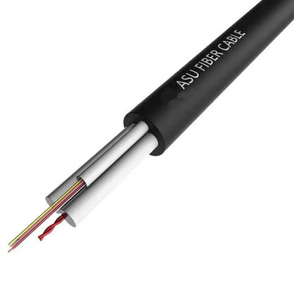 Tipos al aire libre cable de fribra óptica de la base del OEM G652D 6 de la Uno mismo-ayuda ADSS del solo modo