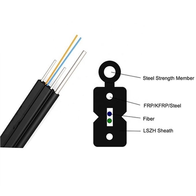FTTH autosuficientes caen el cable 1300 - la longitud de onda GJYXCH/GJYXFCH de la dispersión 1324nm cero
