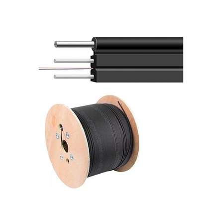 Cable de descenso autosuficiente para exteriores GJYXCH FTTH, fibra de 2 núcleos G657A1, figura 8, cable de fibra óptica, alambre de acero