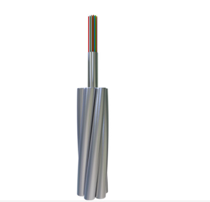 De G652D G657A1 G657A2 OPGW del cable de toma de tierra tubo Uni para el reemplazo del cable de toma de tierra aéreo con acero inoxidable